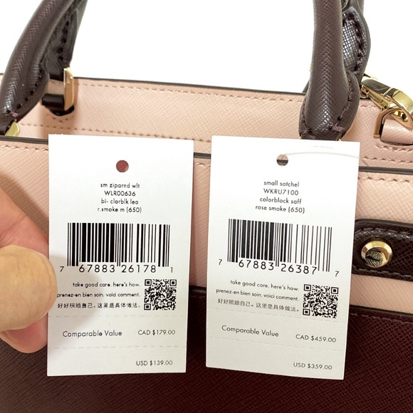 NWT💃Kate Spade staci colorblock small Satchel/Crossbody and Wallet Set - Picture 10 of 10